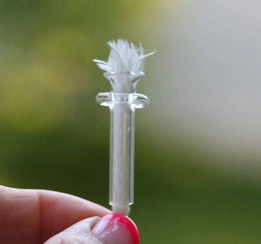 10 Pack Oil Candle Wicks | Raised Flame Replacement Wick Tubes Includes ...
