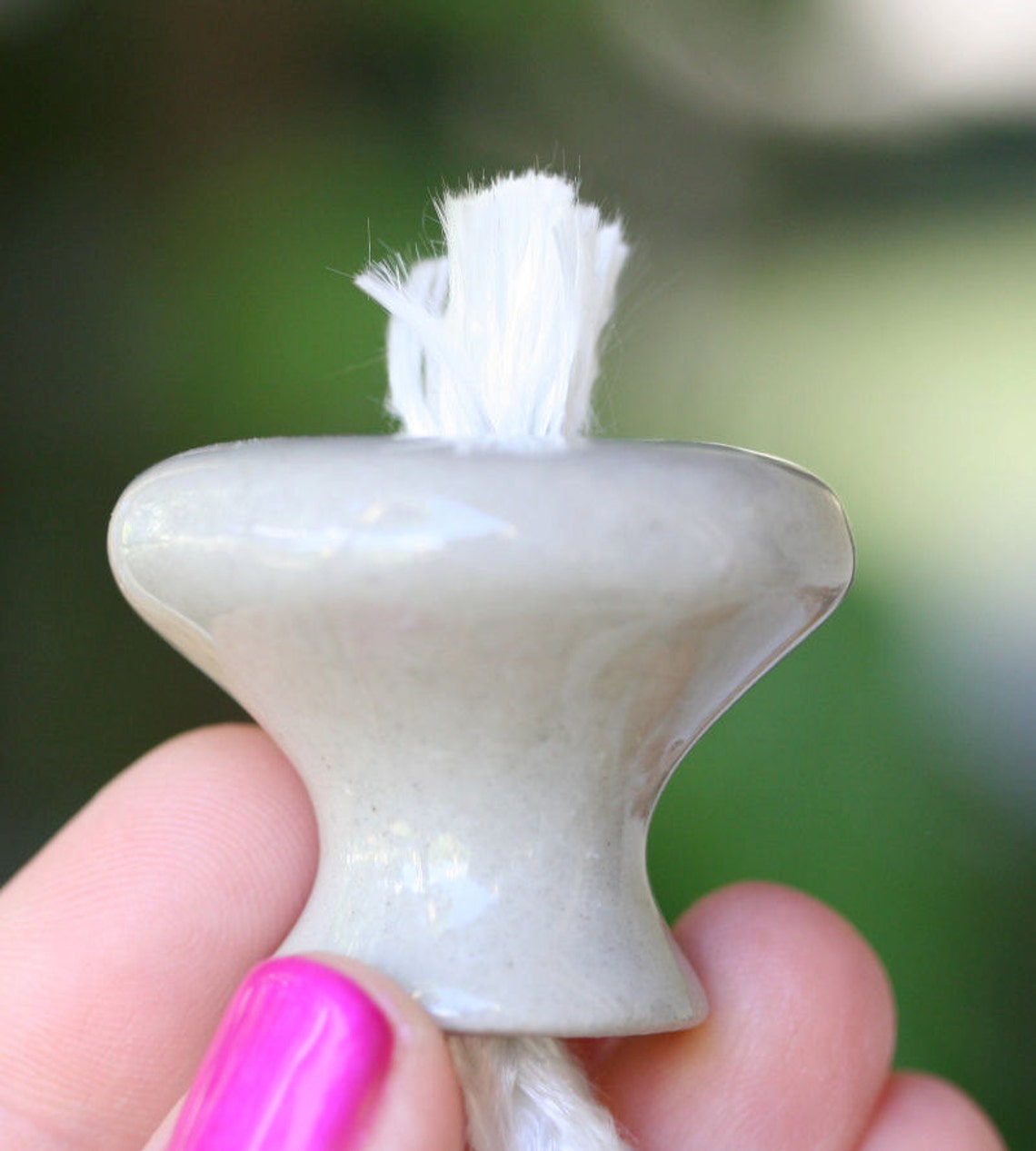 3 Ceramic Wick Holders with Round Wicks Large Whiskey Bottle Etsy