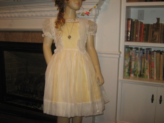 Vintage organdy dress