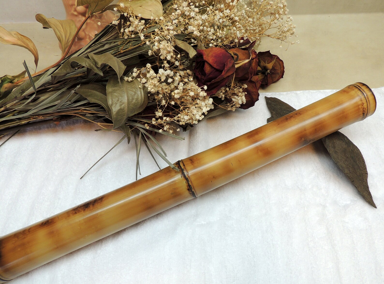 Heat Treated Bamboo massage stick 21 1/4 long Etsy