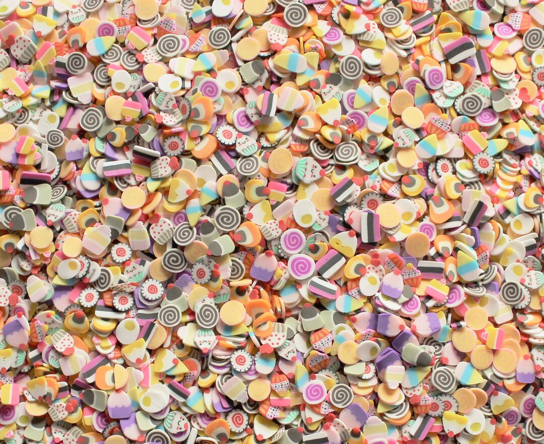 40g Polymer Clay Assorted Dessert Slices Over 800 Pieces Etsy
