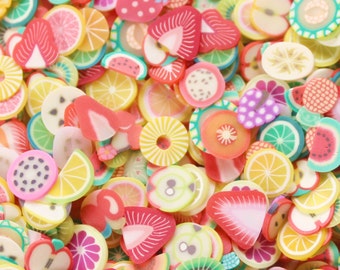 150 Mixed Fruit Slices - Over 35 Different Designs