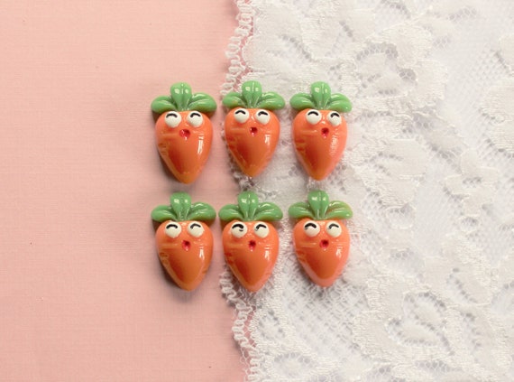 5pcs Smiley Tooth Teeth Resin Flatback Cabochons Embellishment Charms Kawaii