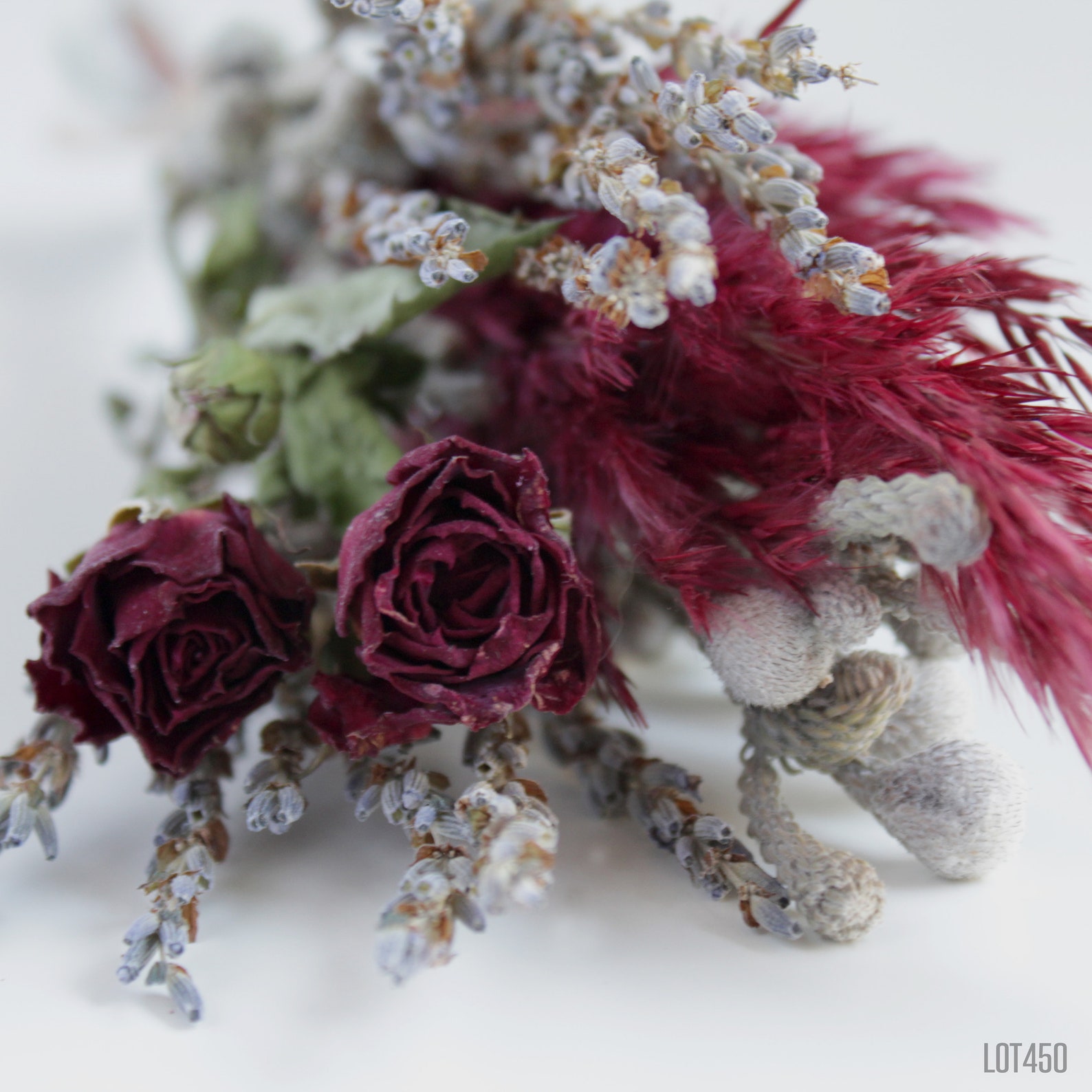 Red Dried Flower Bundle Mix Assortment of Loose Cut Flower Etsy