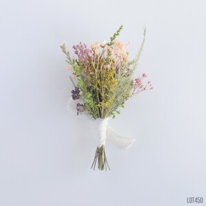 Fleurs sauvages Boho boutonnière, fleurs de bal ou de mariage, fleurs sèches mélangées, fleurs de mariage de jardin pour hommes image 4