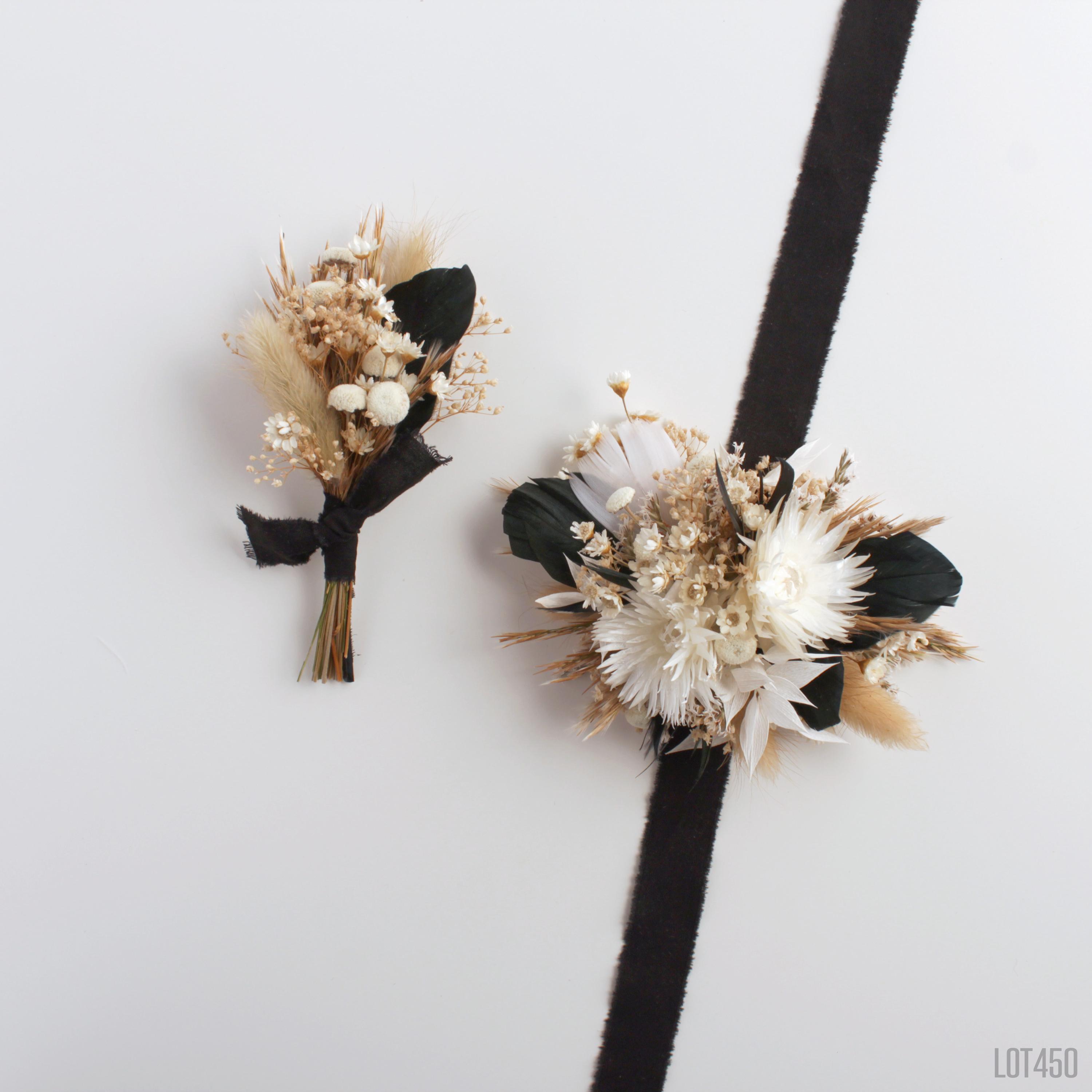 Black and Gold Prom Flower - Etsy