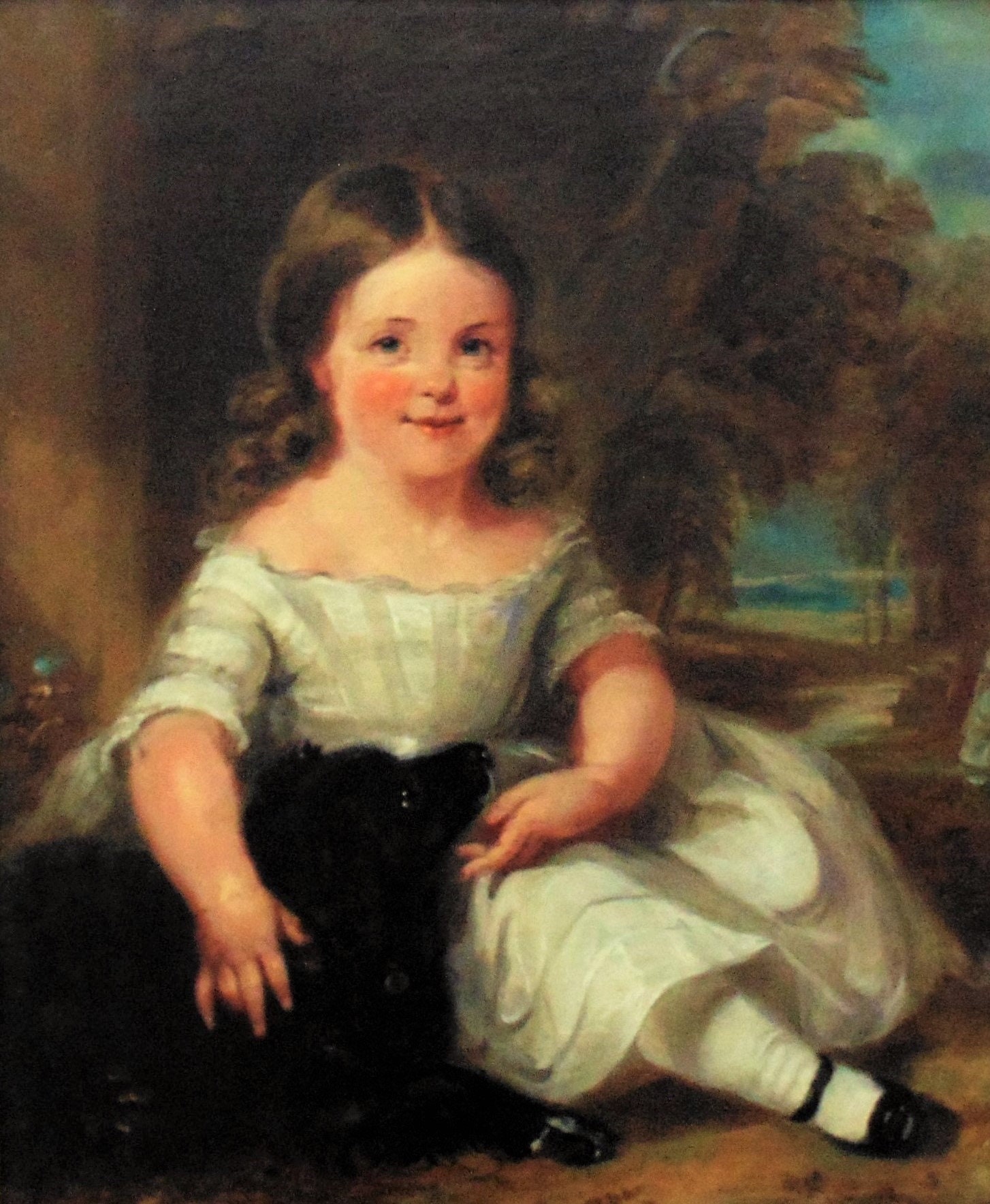 All 27+ Pictures old painting of little girl and dog Superb All 27+ Pictures old painting of little girl and dog Superb