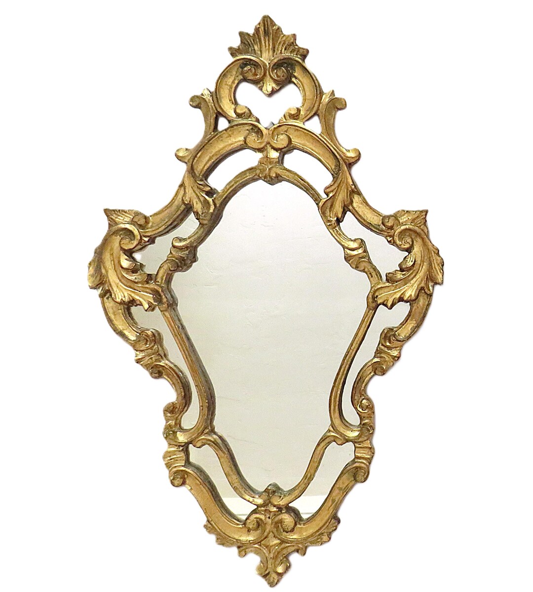 Italian Gilt Wall Mirror Rococo Baroque Style 30.75" - Etsy