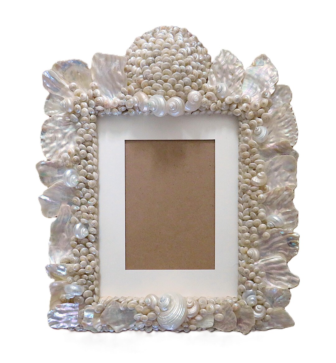 Gold Shell Picture Frame Sea Shell Coastal Picture Photo Frame - Etsy
