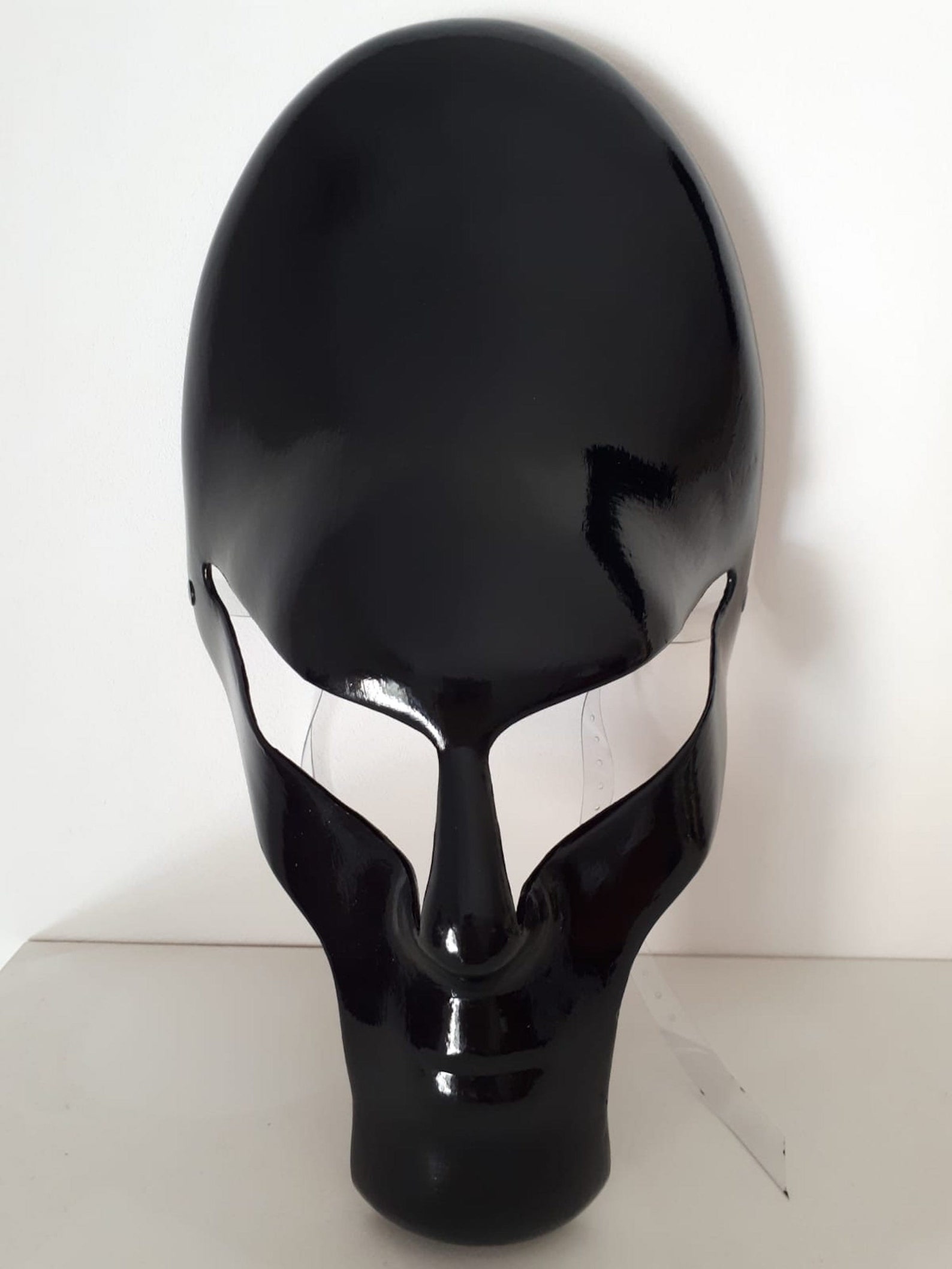 Fashion Mask Black Full Face Couture Photo Art Shooting Etsy