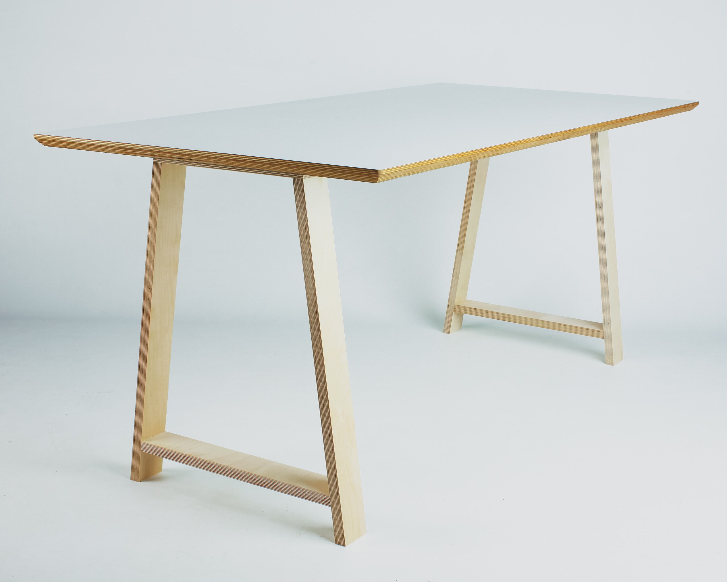 Slim Trestle Legs Wooden Desk Legs Wood Dining Table Legs Etsy UK