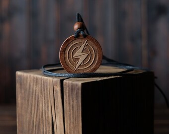 Zeus Necklace-Greek Symbol Pendant-Jupiter God Necklace-Ancient Greek-Thunder God-Sky God.