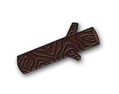 Log 1" Enamel Pin