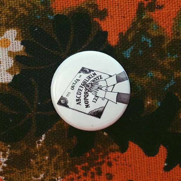 ouija board 1.25" button pin