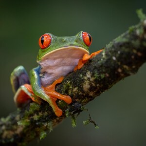 Red-eyed Tree Frog in Costa Rica