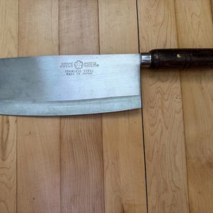 Vintage Joyce Chen Cleaver Stainless Steel 8
