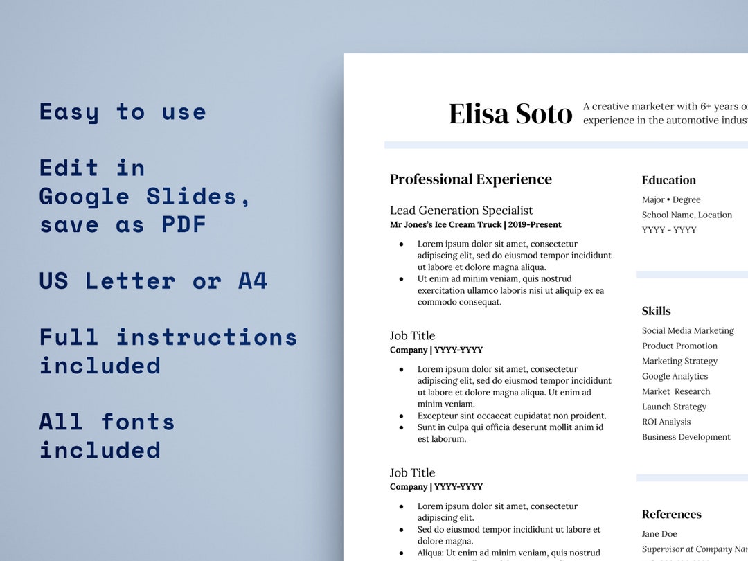 Bold Google Slides Resume Template - Il 1080xN.3090968776 Lbwa 