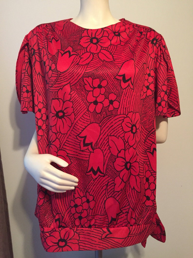 Vintage polyester tunic