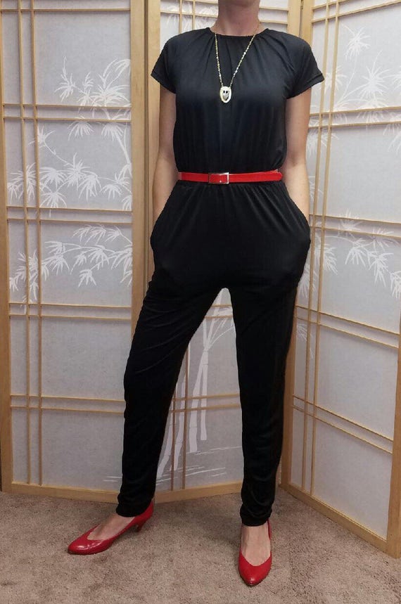 70's-80's / Disco Jumpsuit / Retro One Piece / Dan