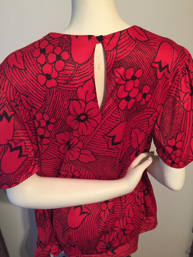 Vintage polyester tunic