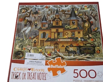Puzzle Milton Bradley 1000 Pièces - Charles Wysocki, Splendeur Saisonnière, Phare West Quoddy Head