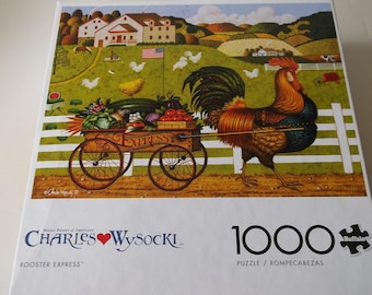 Puzzle Buffalo Games 1000 Pezzi: Charles Wysocki 'Pickwick Cottage' - Qualità E Relax Per Gli Amanti Dei Puzzle