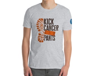 Kick Cancer T-Shirt: Leukemia Support, Ring-Spun Cotton