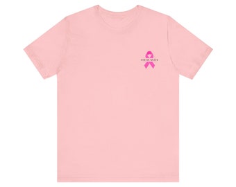 For My Sister Breast Cancer Hero Tank Tee, Cancer Fighter Support Team, Breast Cancer Awareness, Breast Cancer Gift, Breast Cancer Fighter