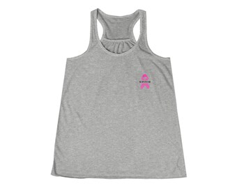 Breast Cancer Survivor Racerback Tank Tee: Awareness Support Gift