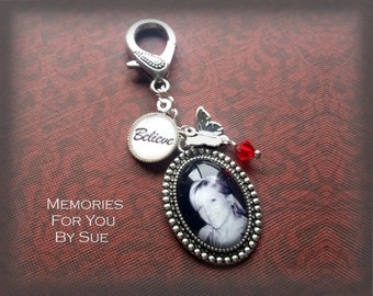 Bridal Bouquet Photo Charm Wedding Bouquet Photo Charm Personalized Photo Pendant Photo Gifts Custom Photo Pendant Bridal Remembrance Charm