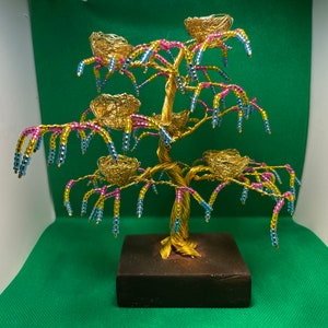 Pansexual Flag Color Dice Holder Wire Tree