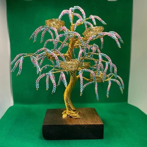 Transgender Flag Color Dice Holder Wire Tree