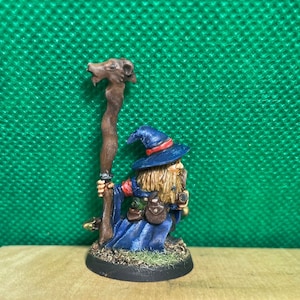 Painted Male Dwarf Spellcaster