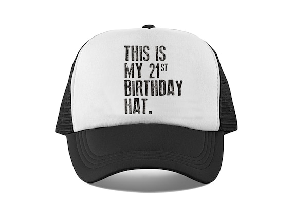 Questo è il mio cappello di 21 compleanno cappello di 21 | Etsy