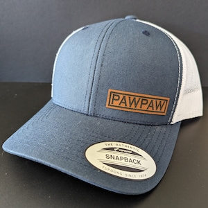 Gorra PAWPAW, gorra de béisbol PAWPAW, gorra de camionero premium PawPaw Yupoong, regalo de Navidad para abuelos, gorra PAWPAW personalizada, regalo personalizado