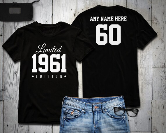 60th Birthday Gift 60 Years Of Being Awesome Shirt Retro 1961 T-Shirt Vintage 1961 Shirt 60th Birthday Shirt 60th Birthday Party