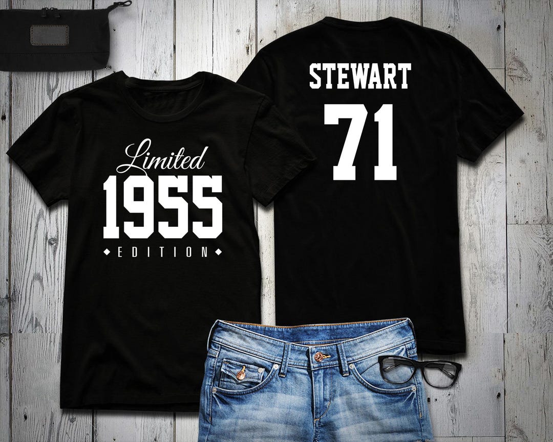 71st Birthday Shirt 1955 Limited Edition 71 Years Old Shirt