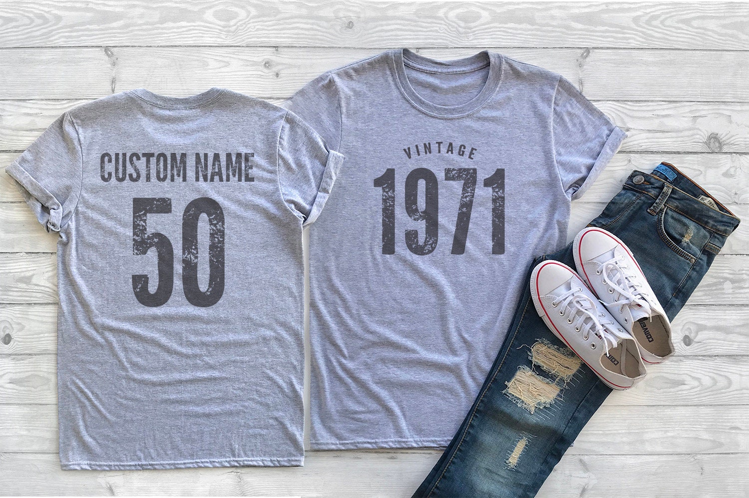 Vintage 1971 Sport Gray / Heather Gray 