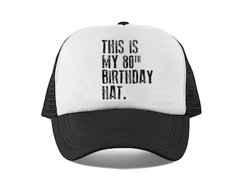 80th Birthday Trucker Hat – All American Classic Snapback With Vintage Design, Adjustable Fit - View #14