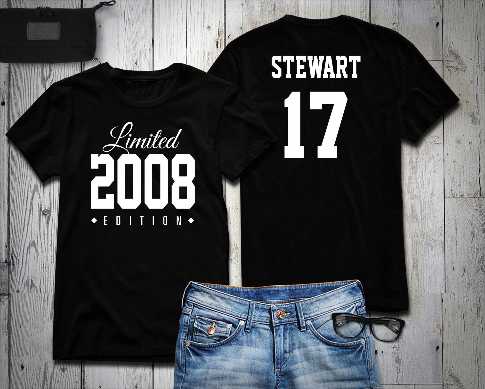 2003 17 Years Old 17th Limited Birthday, Anniversary Gift T-Shirt 2003 17 Years Old 17th Limited Birthday, Anniversary Gift T-Shirt