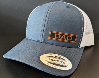 Cappello Daddy con toppa in pelle incisa - Cappellino da camionista