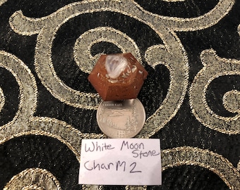 White Moonstone Orgonite Charm #2