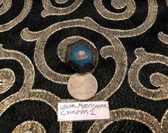 White Moonstone Orgonite Charm #1