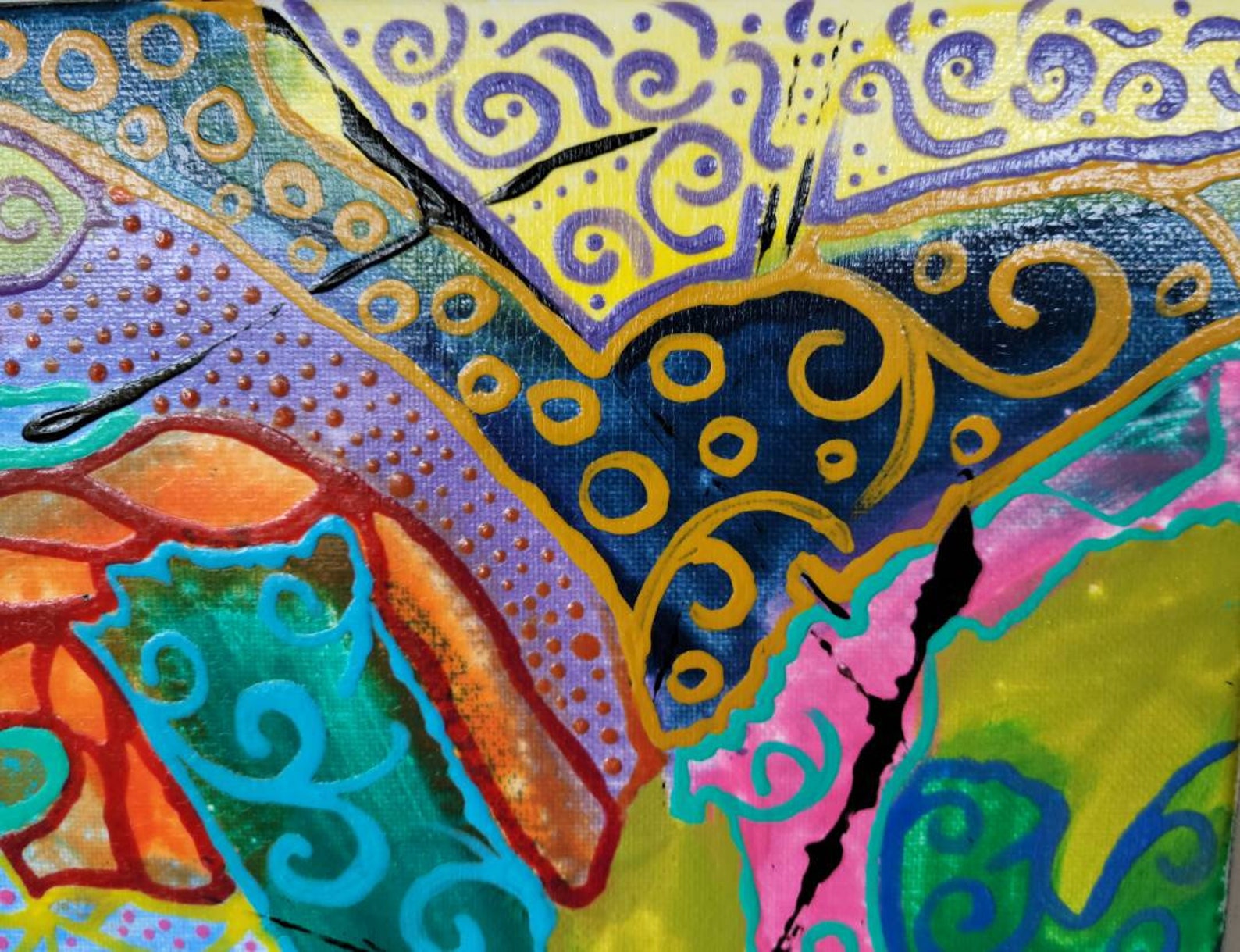 Freestyle Painting Canvas Painting Abstract Painting Etsy