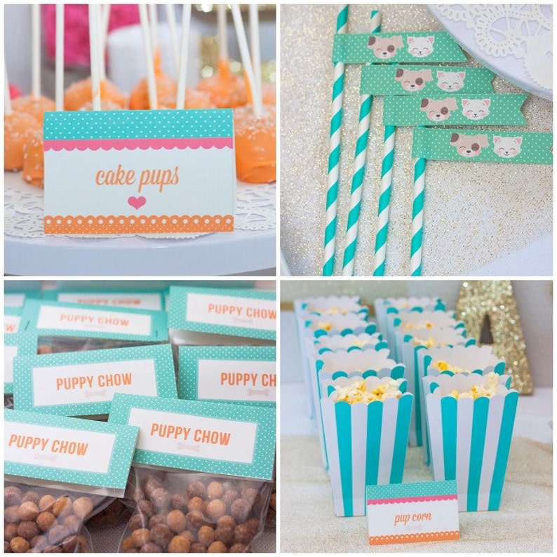 Puppy Party Favors Puppy Chow Dog Goodie Treat Etsy