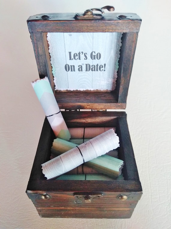 The Date Night Scroll Box, Unique Date Night Ideas, Valentine Gift for Him, Gift for Husband, Gift for Boyfriend, Birthday Gift, Christmas