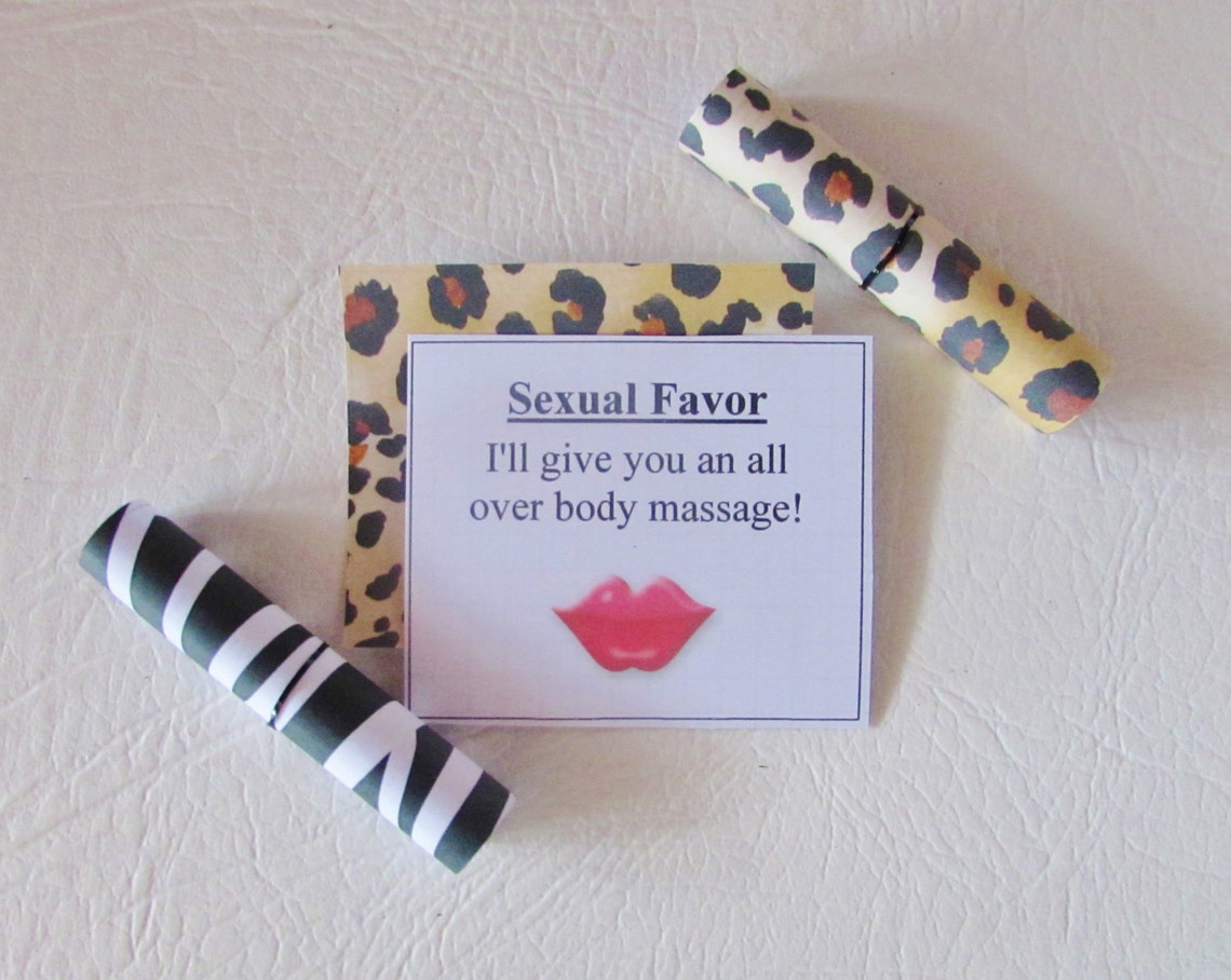 Sexual Favor Scroll Box 12 Sexual Favors in a Wood Chest Etsy