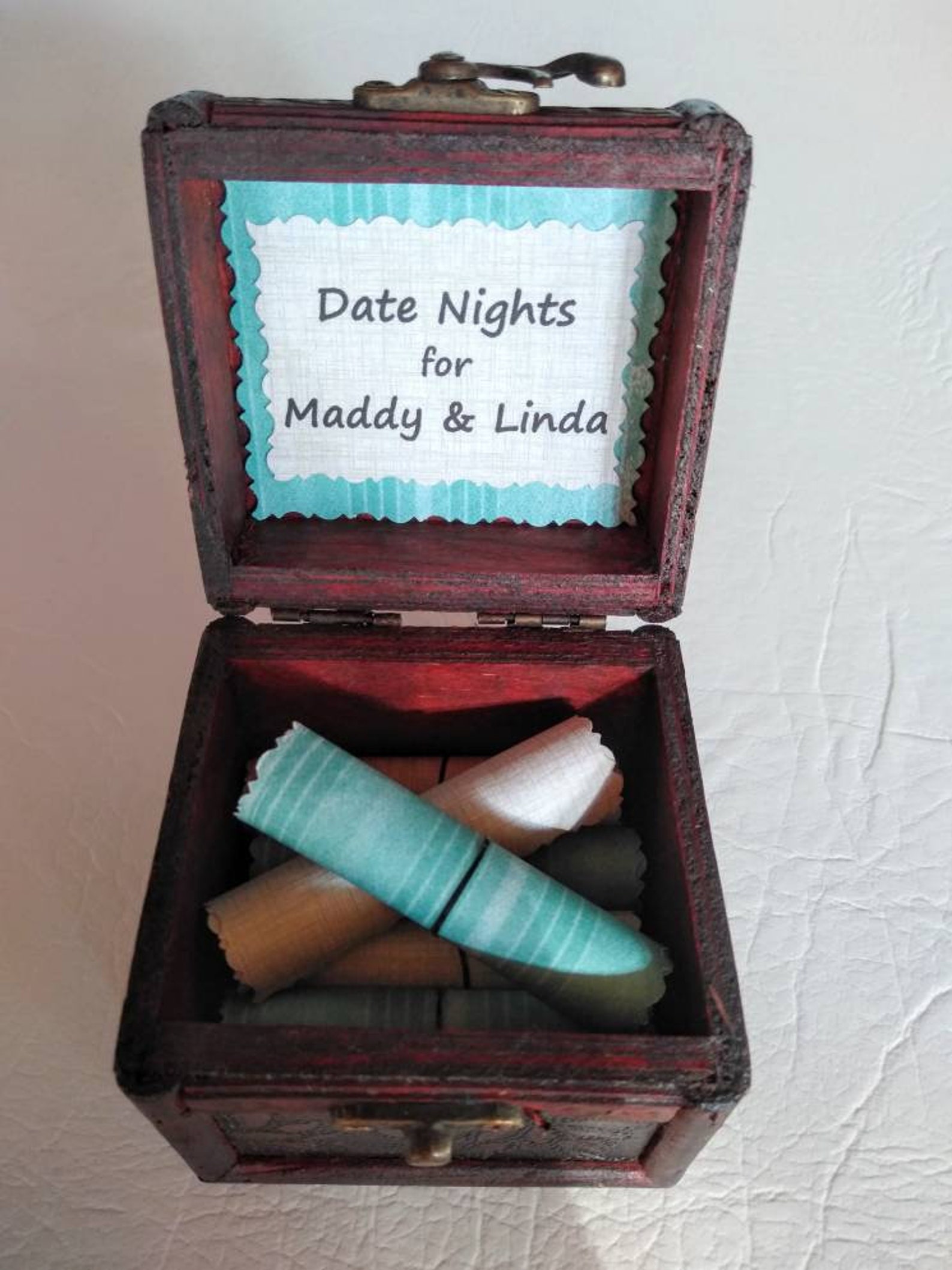 Date Night Box Creative Date Night Ideas in a Wood Box - Etsy