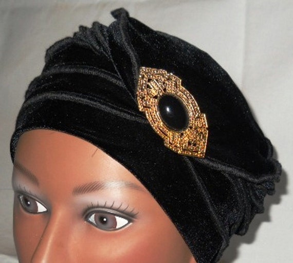 Black Stretch Velvet 'slinky