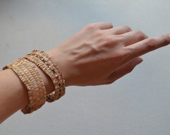 woven palm bracelet